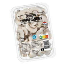 Gesneden champignons